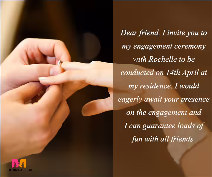 Engagement Invitation Wording - I Invite You Engagement Invitation Wording - I Invite You