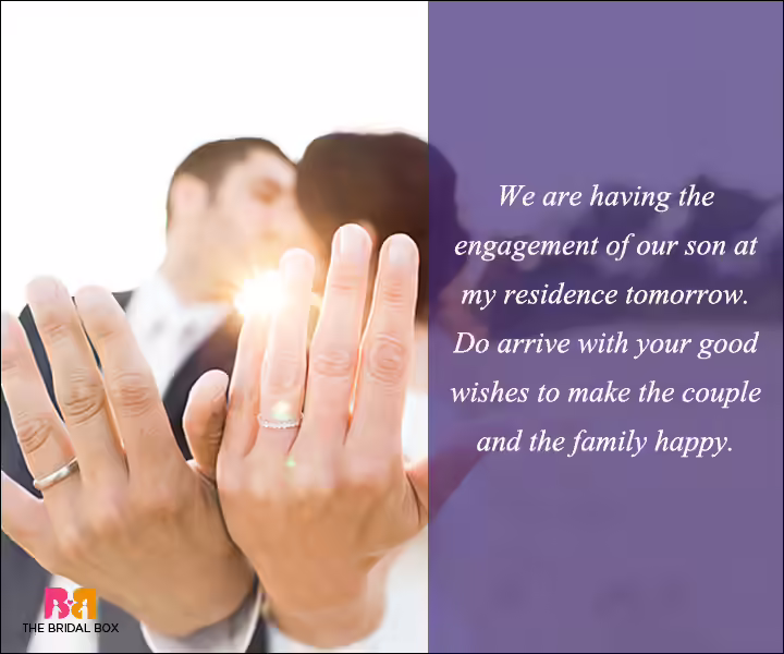 Engagement Invitation Wording - The Engagement Of Our Son Engagement Invitation Wording - The Engagement Of Our Son