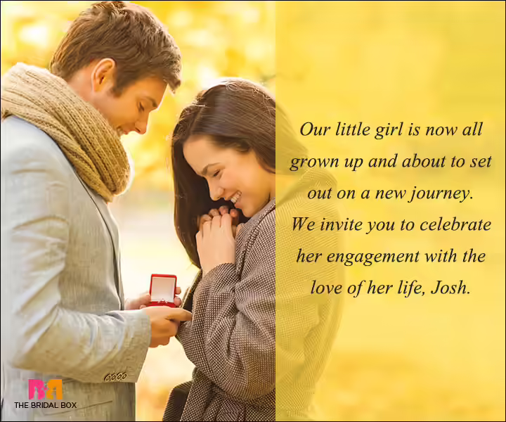 Engagement Invitation Wording - Our Little Girl Engagement Invitation Wording - Our Little Girl