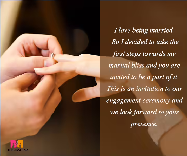 Engagement Invitation Wording - I Love Being Married Engagement Invitation Wording - I Love Being Married
