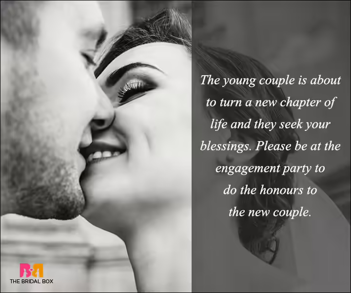 Engagement Invitation Wording - A New Chapter Engagement Invitation Wording - A New Chapter