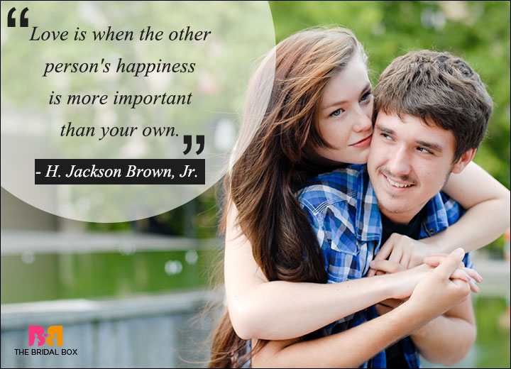 Famous Love Quotes - H. Jackson Brown, Jr.