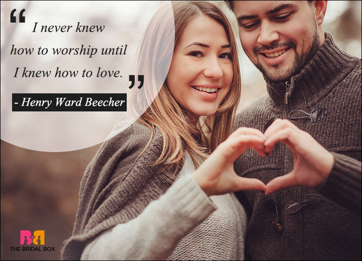 Famous Love Quotes - Henry Ward Beecher