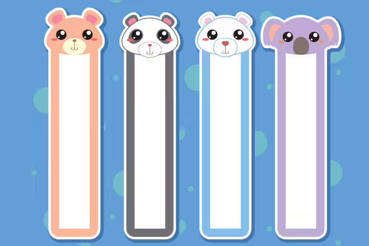 Koala bookmark craft for preschoolers Koala bookmark craft for preschoolers