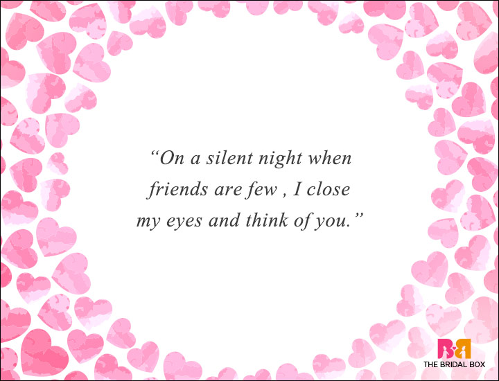 Long Distance Love Quotes - On A Silent Night