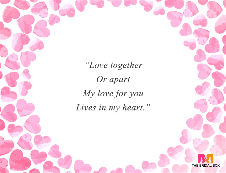 Long Distance Love Quotes - Together Or Apart