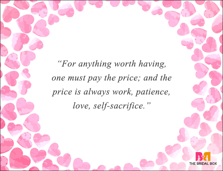 Long Distance Love Quotes - The Price