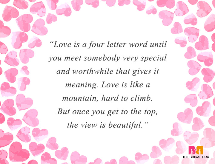 Long Distance Love Quotes - Love Is A Four Letter Word