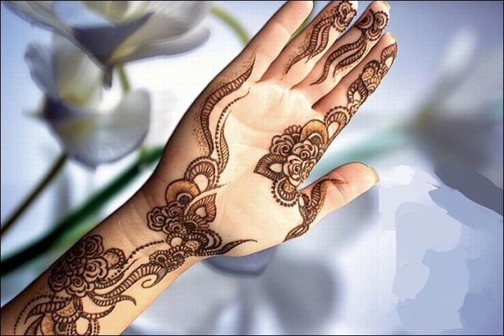 Shaded Mehndi Designs - Minimalistic To The Core