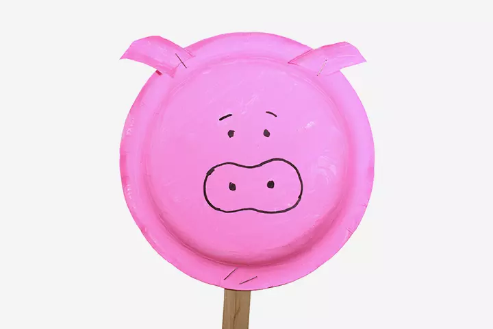 Pig Craft - Paper Plate Pig Craft