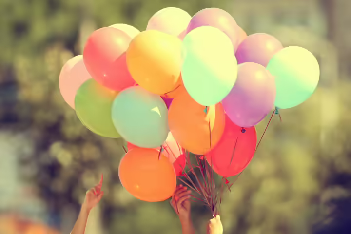 Tea Party Ideas For Kids - Pastel Balloon Bouquets Tea Party Ideas For Kids - Pastel Balloon Bouquets