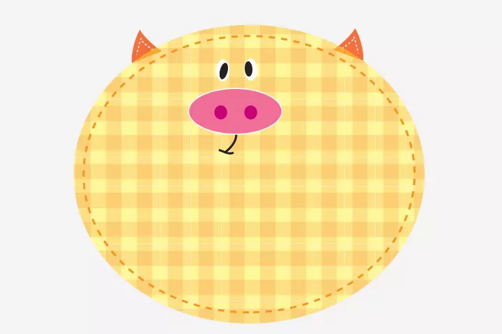 Pig Craft - Pig Patchwork Craft