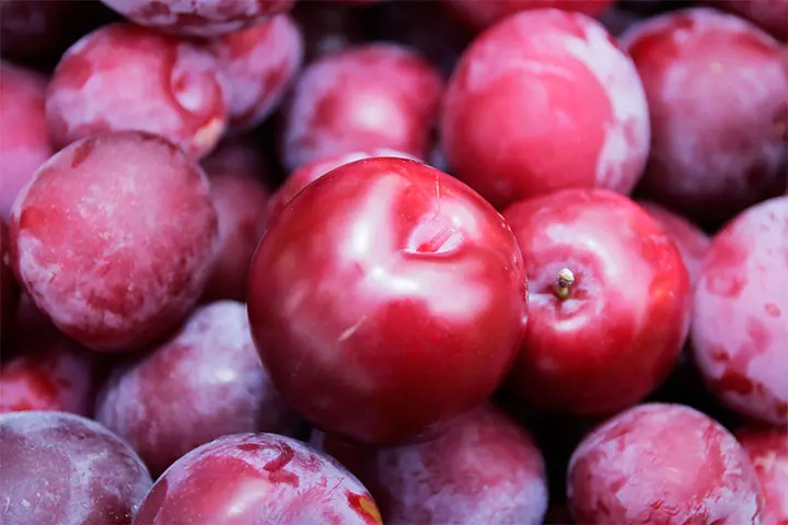 Plum food inspired baby name