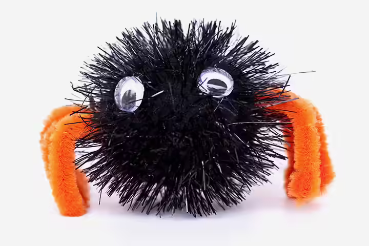 Spider Craft - Pompom Spider Craft Spider Craft - Pompom Spider Craft