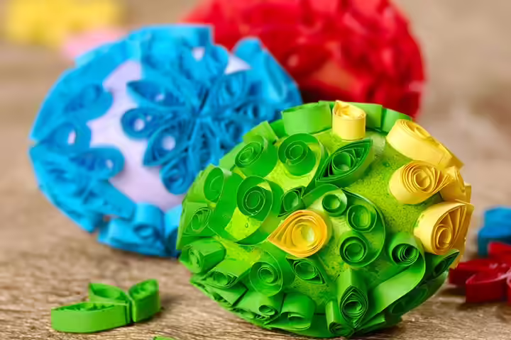 Easter Egg Crafts - Quilling Easter Egg Craft Easter Egg Crafts - Quilling Easter Egg Craft