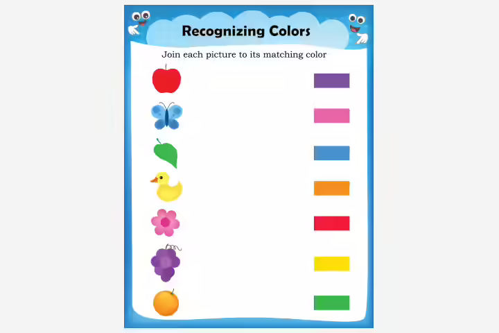 identifying the color activity sheets for preschoolers identifying the color activity sheets for preschoolers