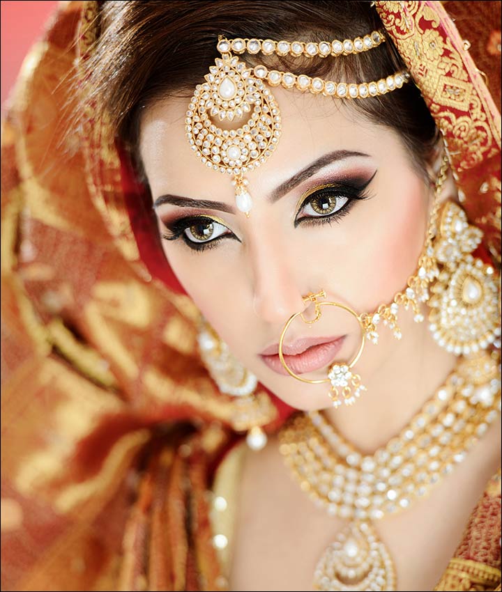 Bridal Makeup Looks - Rose Gold Goddess