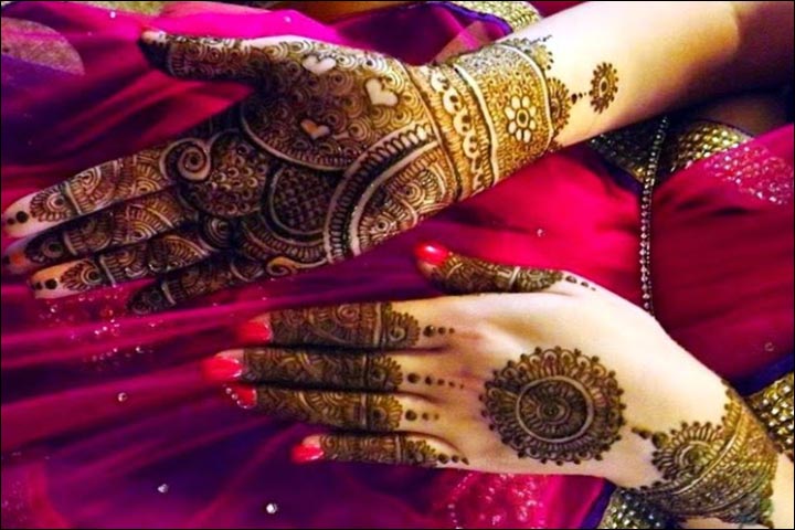 Pakistani Bridal Mehndi Designs - Round and round