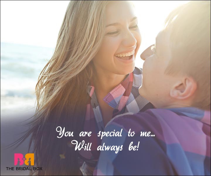 Short Love Quotes For Him - Special To Me