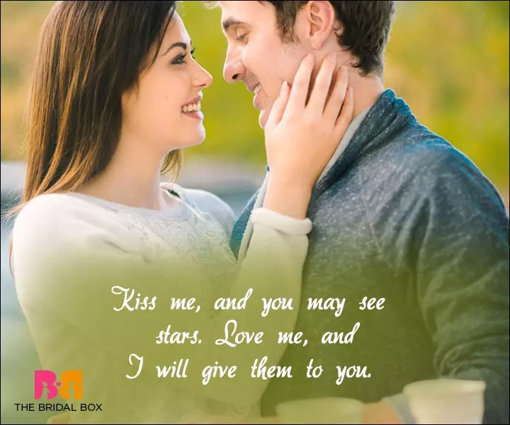 Short Love Quotes For Him - Kiss Me