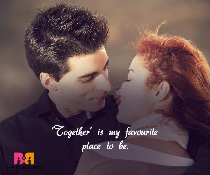 Short Love Quotes For Him - Together