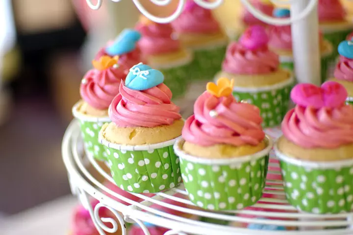 Tea Party Ideas For Kids - Tiered Cupcakes