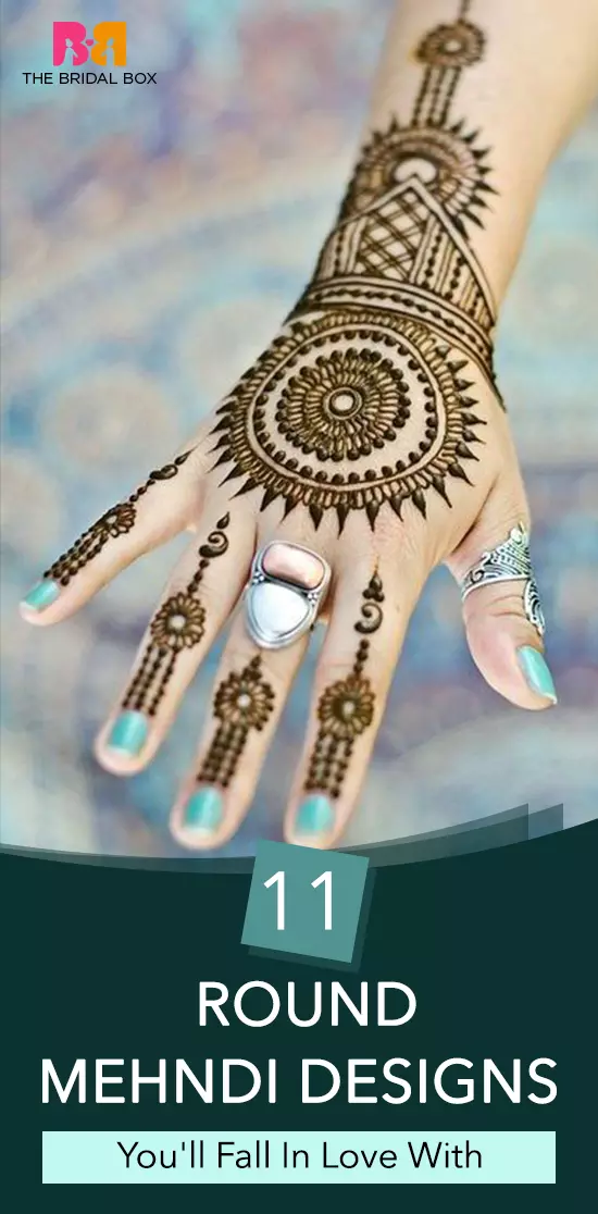 round mehndi designs