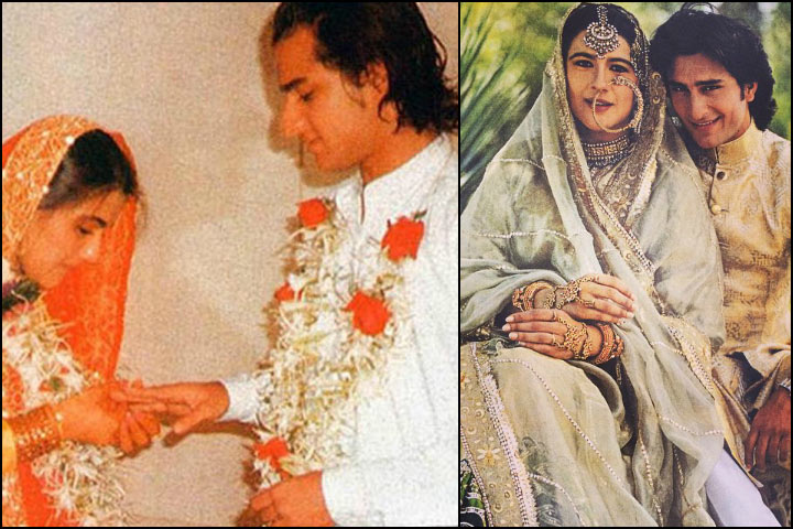 Saif Ali Khan And Amrita Singh Marriage Pics