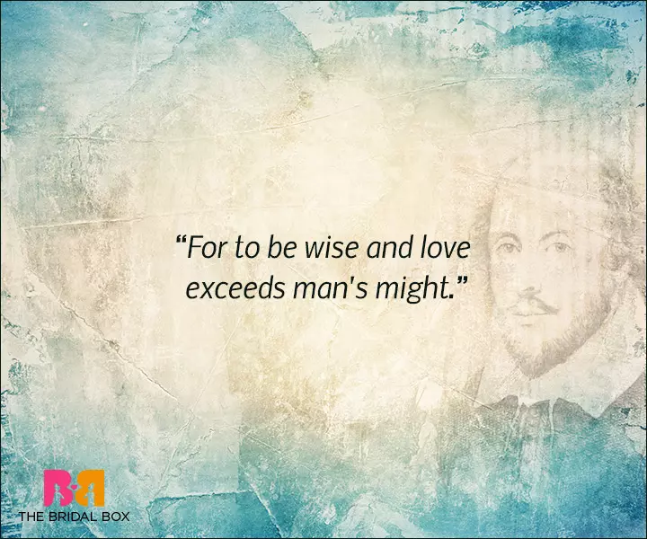 Shakespeare Love Quotes- Of Wisdom And Love