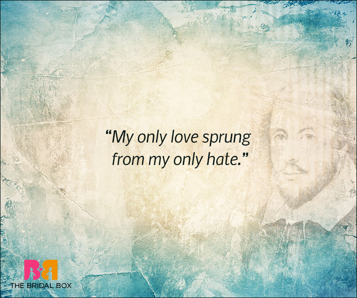 Shakespeare Love Quotes - Love Thy Enemy