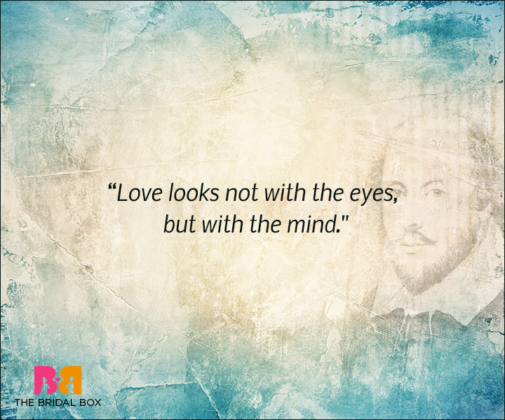 Shakespeare Love Quotes - The Eyes Of The Mind 