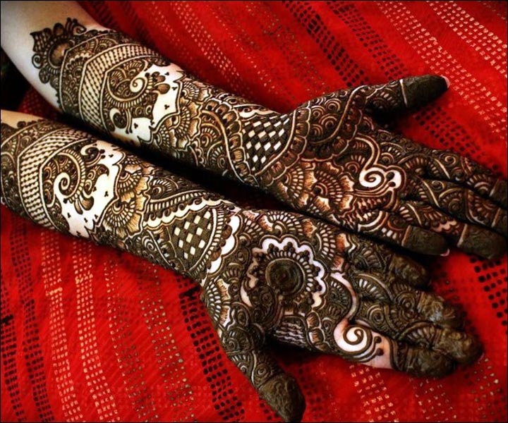 Rajasthani Bridal Mehndi Designs For Full Hands - A Blend Of Contemporary With Traditional