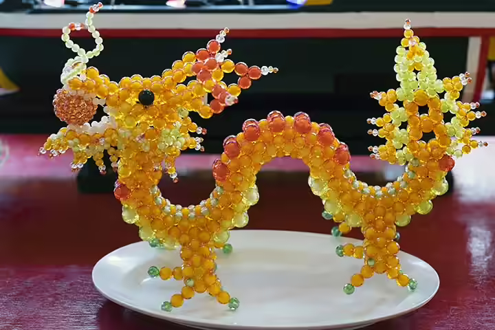 Dragon Crafts - Beaded Dragon Craft Dragon Crafts - Beaded Dragon Craft