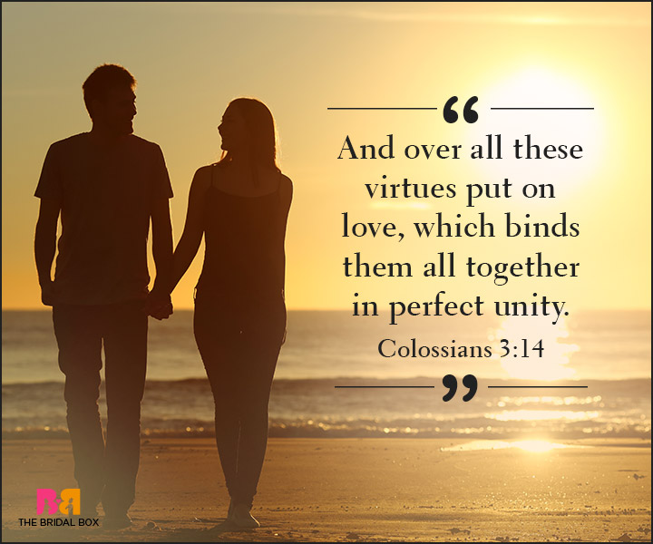 Bible Quotes On Love - Colossians 3:14