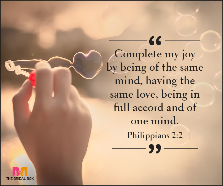 Bible Quotes On Love - Philippians 2:2