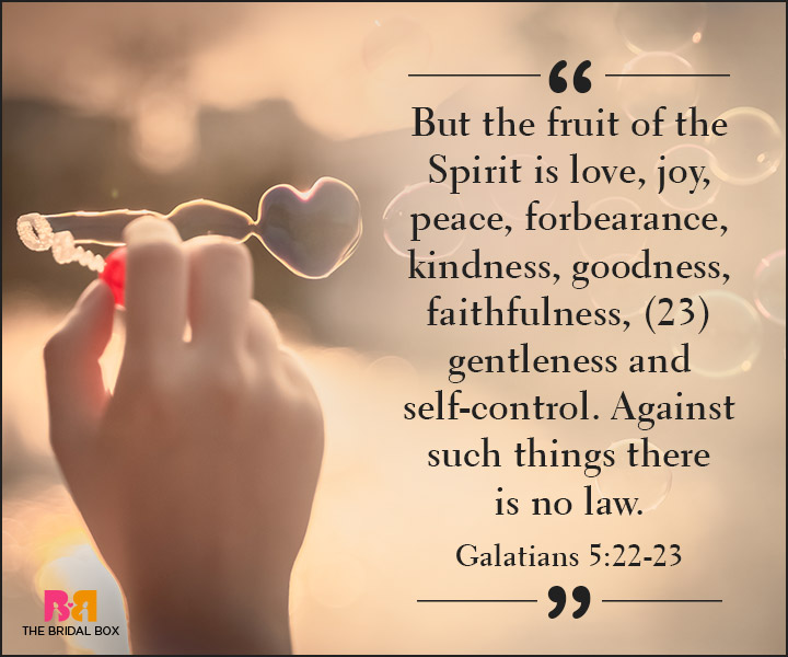 Bible Quotes On Love - Galatians 5:22 - 23