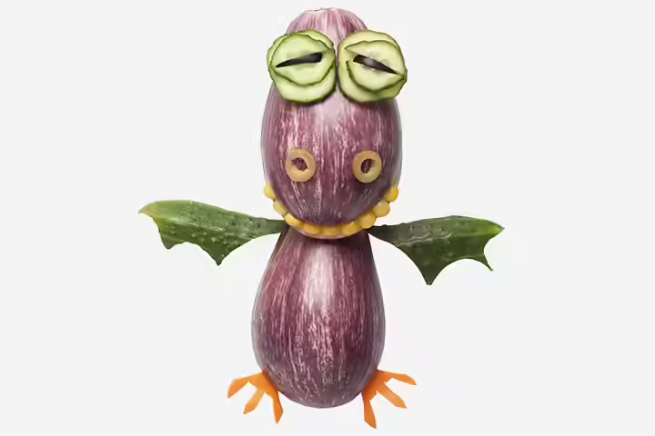 Dragon Crafts - Brinjal Dragon Craft Dragon Crafts - Brinjal Dragon Craft