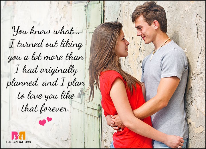 Cute Love Quotes For Him - I Planned On Forever