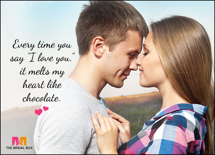 Cute Love Quotes For Him - Like Chocolate