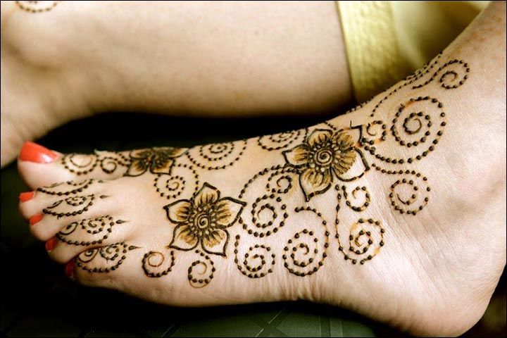 Kiran Sahib Mehndi Designs - Design For The Feet