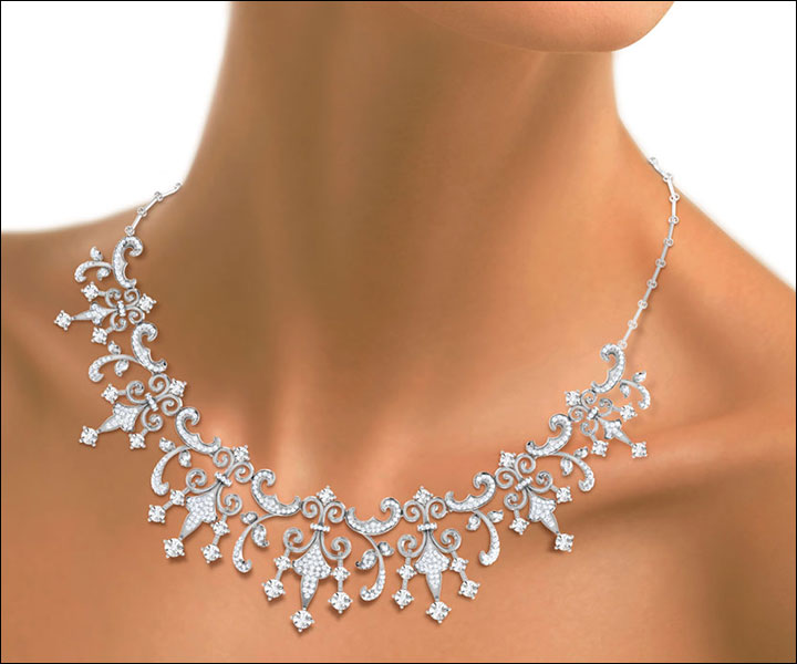 Wedding Necklace Designs - Glorious Victorian Necklace