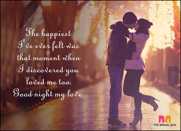 Good Night Love Quotes - That Moment When I Knew