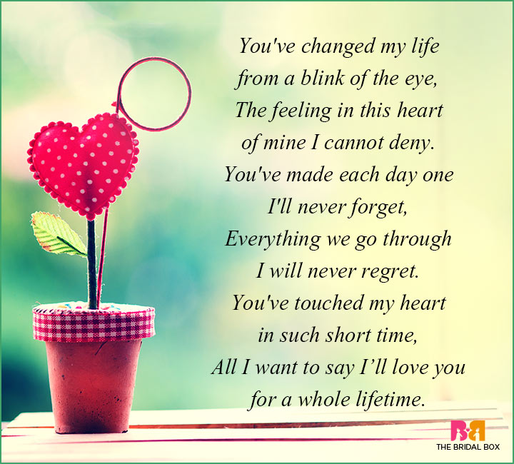 How Much I Love You Poems - In The Blink Of An Eye