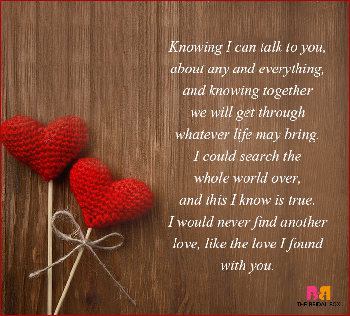 How Much I Love You Poems - The Love I Found With You