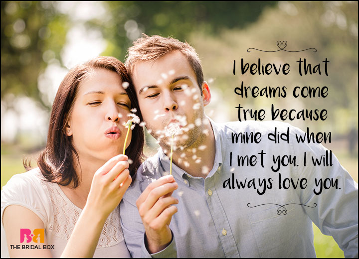 I Love You Messages For Girlfriend - Dreams Come True