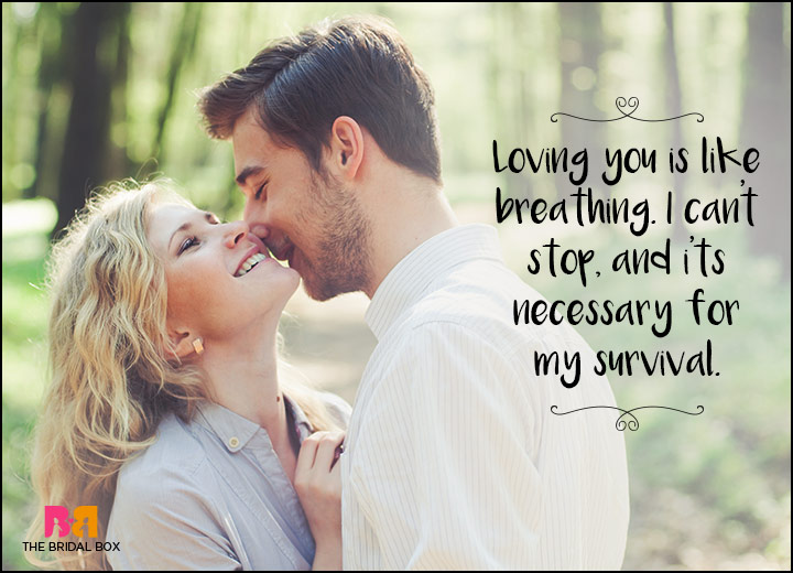 I Love You Messages For Girlfriend - It's Like Breathing