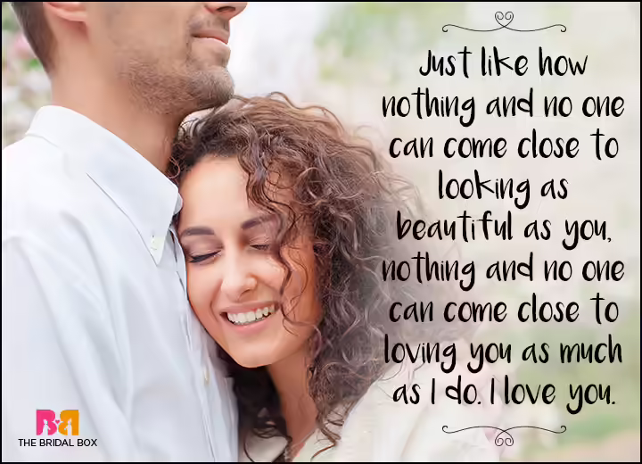I Love You Messages For Girlfriend - Nothing Comes Close