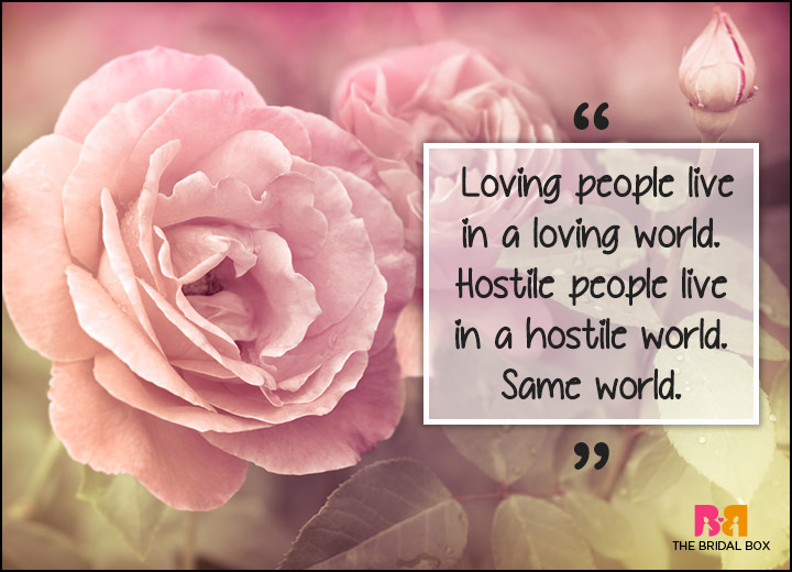 Inspirational Love Quotes - It's The Same World