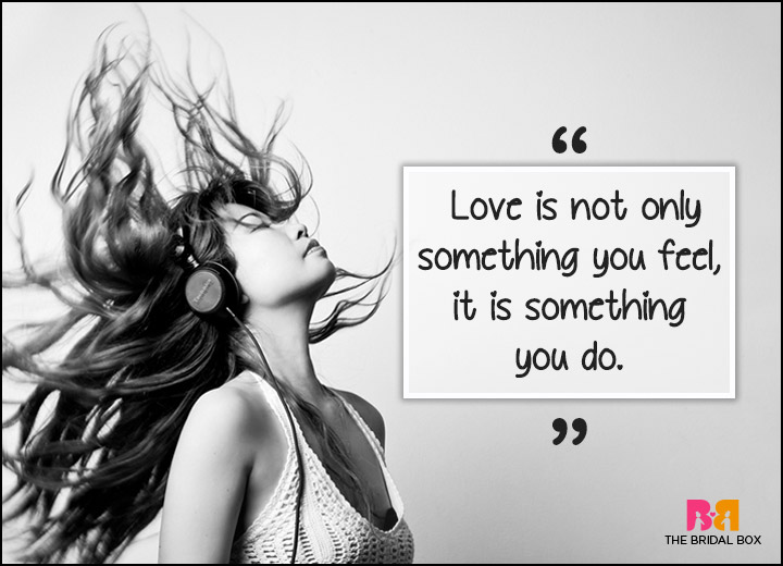 Inspirational Love Quotes - Love Is More Than A Feeling