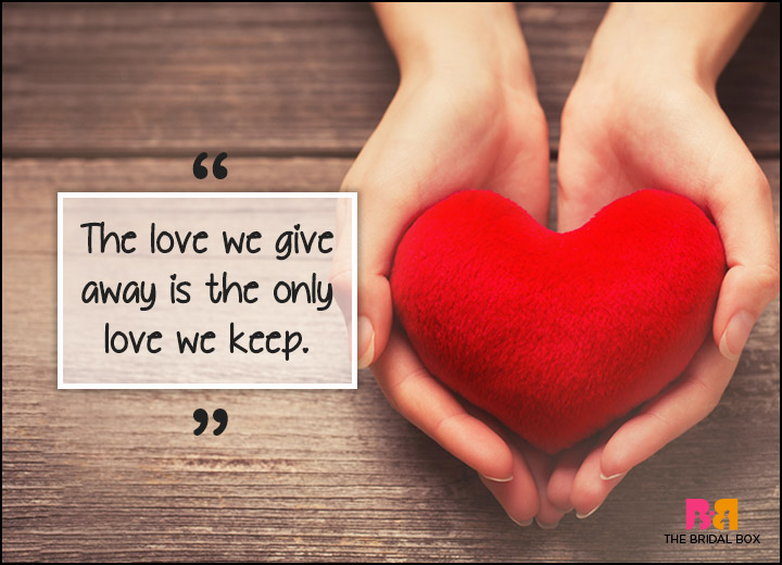 Inspirational Love Quotes - The Love You Keep